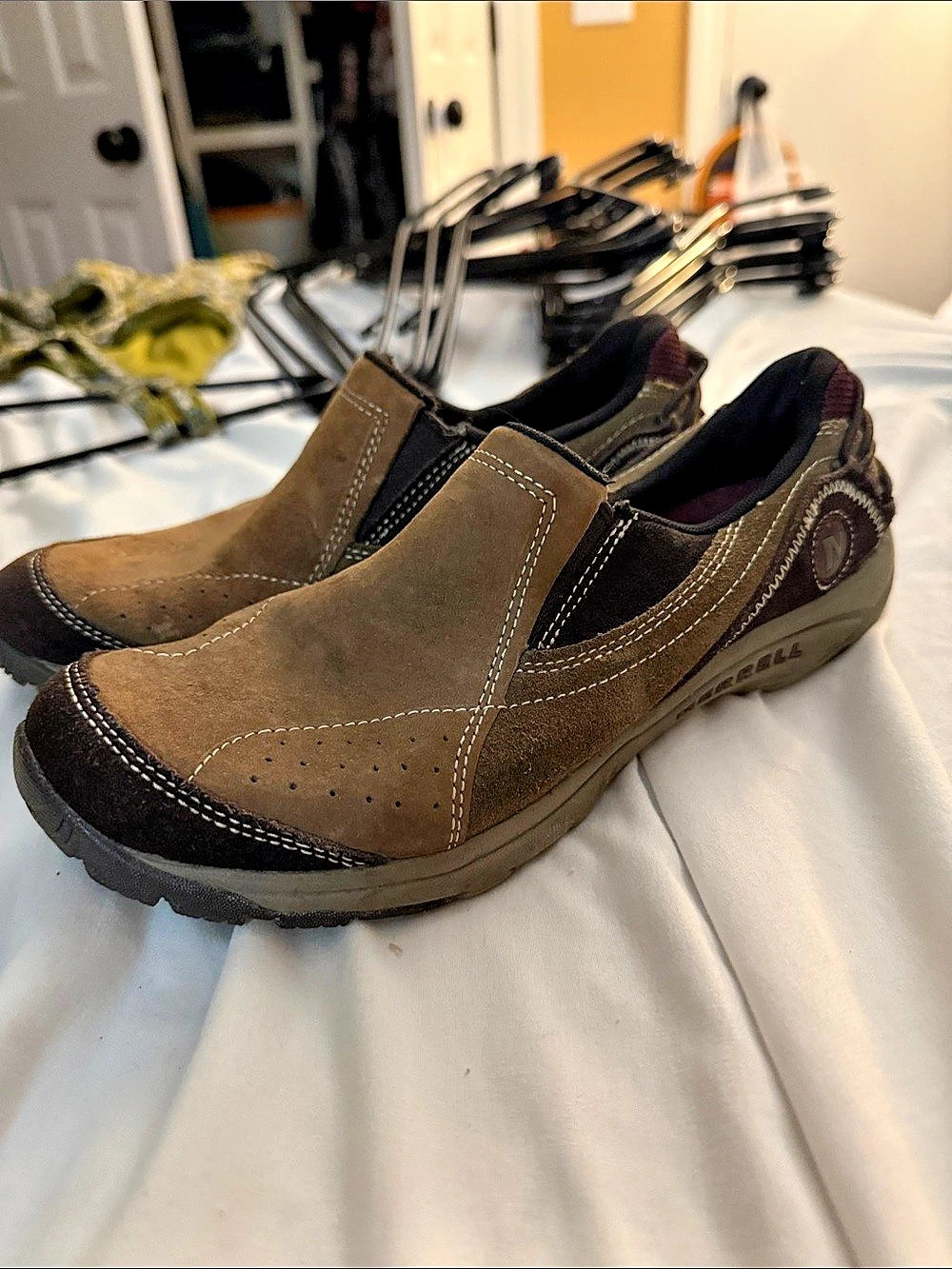 Merrell Brown & Black Slip On Shoes